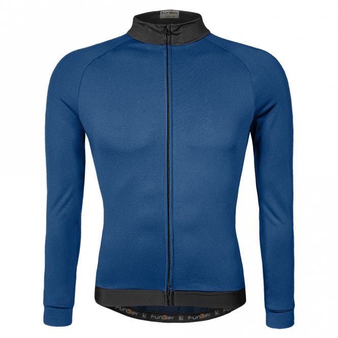 Funkier - Bike Funkier AirBloc Thermal Long Sleeve Jersey in Blue