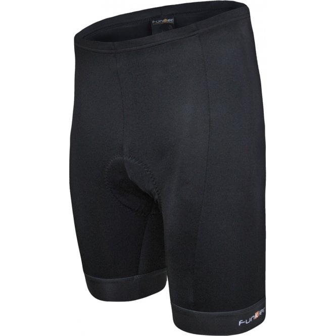 Funkier F-77 - 7 Panel 4-Way Stretch Shorts (B1 Pad) in Black