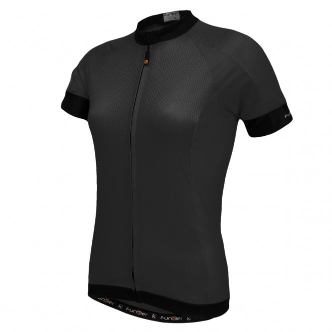Funkier Ibera Ladies Active S/S Jersey in Black