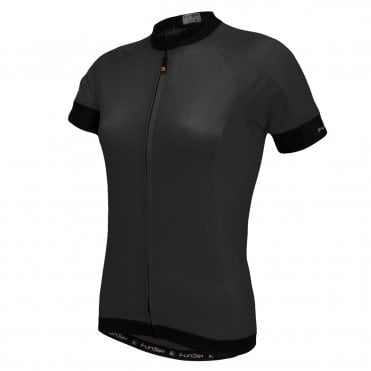 Funkier Ibera Ladies Active S/S Jersey in Black