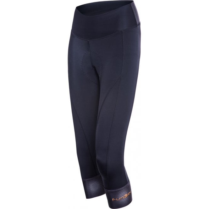 Funkier India Ladies Pro 3/4 Tights in Black