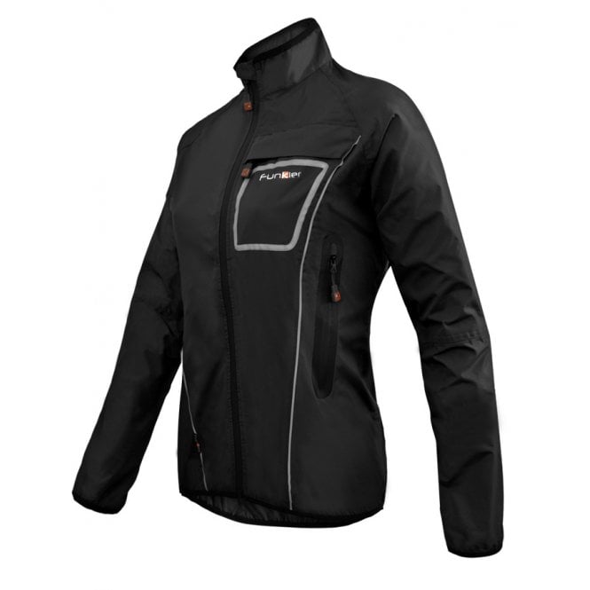 Funkier WJ-1403 Storm Women's Waterproof Jacket - Black - Large