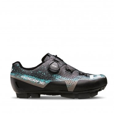 Gaerne Lampo Ladies MTB Shoes Matt Black Grey Azure