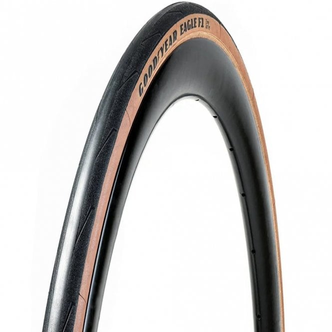 Goodyear Eagle F1 R Tube Road Tyre - 700 x 25 (25-622) Black/Tan