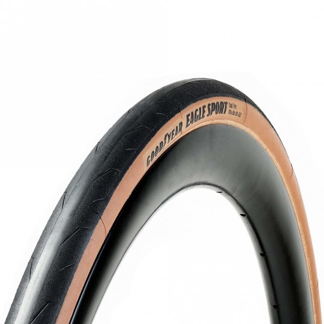 Goodyear Eagle Sport Folding Tyre 700C / 622 - Black/Tan
