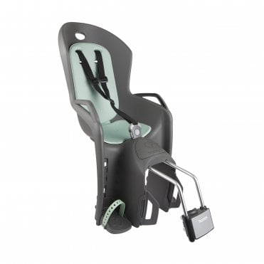 Hamax Amiga Child Bike Seat - Dark Grey/Green