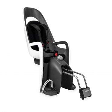 Hamax Caress With Lockable Bracket  - White/Black