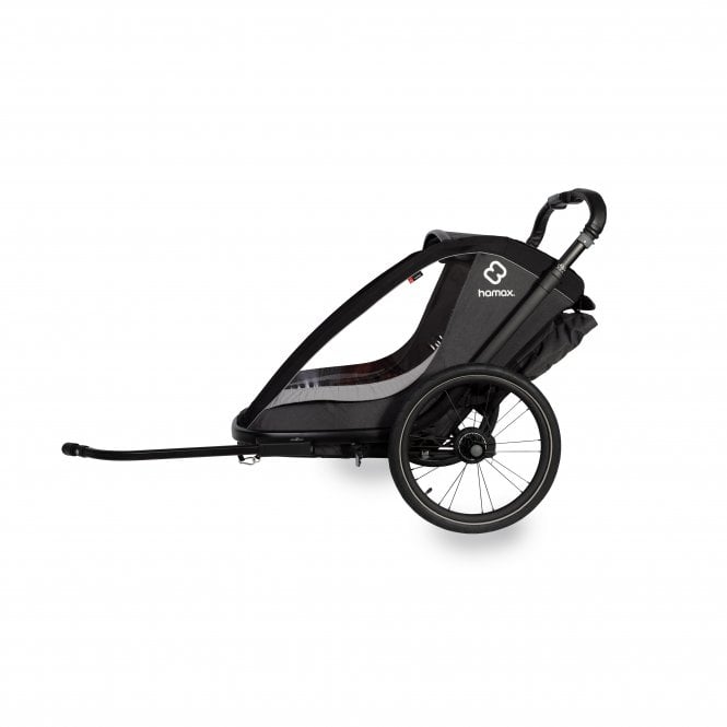 Hamax Cocoon Child Bike Trailer - Grey/Black