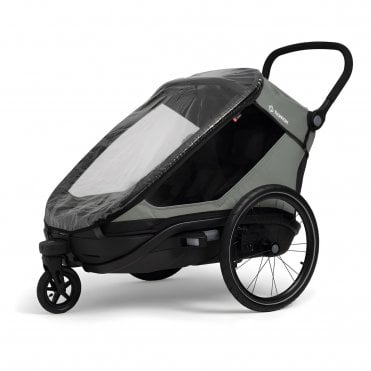 Hamax Outback Next Twin Rain Cover - Transparent