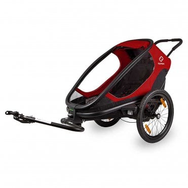 Hamax Outback One Child Bike Trailer Single - Red/Black