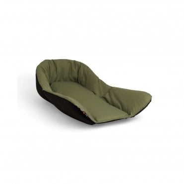 Hamax Pluto Dog Bed - Green/Black - Medium
