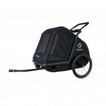 Hamax Pluto Dog Trailer Large - Navy