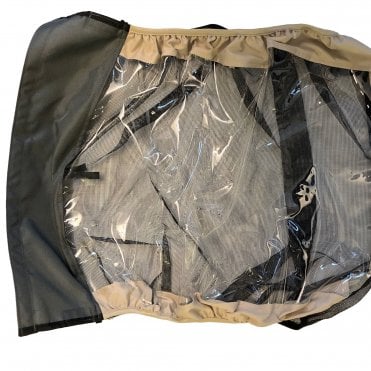 Hamax Replacement Front Window For Avenida Bike Trailer - Coffee