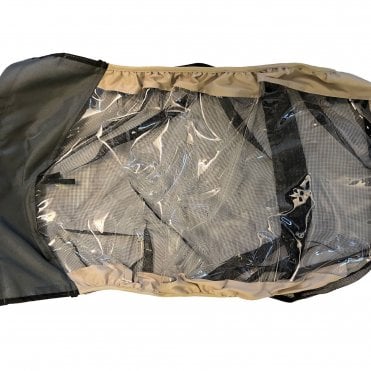 Hamax Replacement Front Window For Avenida One Bike Trailer - Coffee