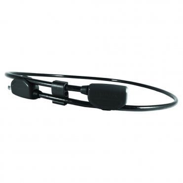 Hiplok Pop Wearable Cable Lock 10mm x 1.3m in Black