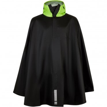 Hump Reflective Waterproof Poncho - Black - One size