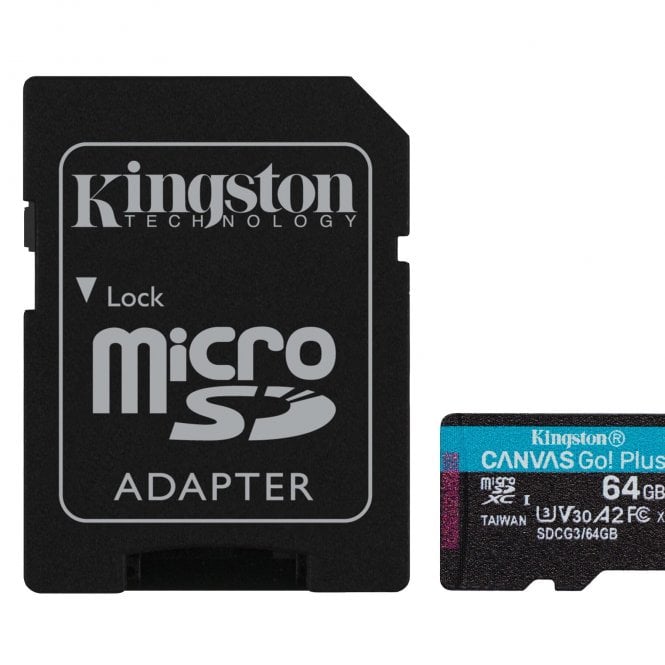 Kingston Canvas Go! Plus microSD card - 64GB