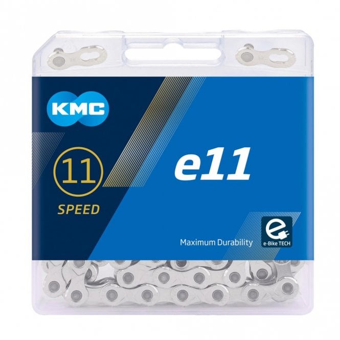 KMC E11 E-Bike Chain - 11 Speed - 122 Links - Silver