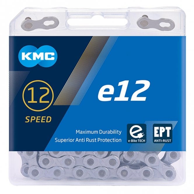KMC E12 EPT Anti-Rust 12-Speed E-Bike Chain 130 Links