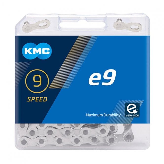 KMC E9 E-Bike Chain - 9 Speed - Silver