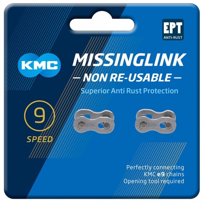 KMC MissingLink 9-speed Joining links EPT - 2 Pr (Non Reusable)