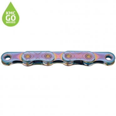 KMC X Flat SRAM 12/13X Waxed Chain Aurora Blue 126L