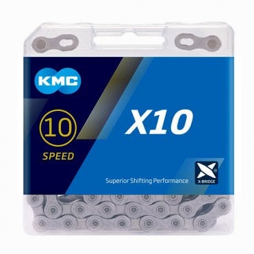 KMC X10 Grey Chain - 10 Speed