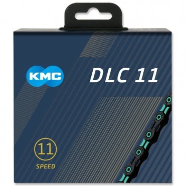 KMC X11-SL DLC Superlight Chain - 11 Speed - Black/Celeste