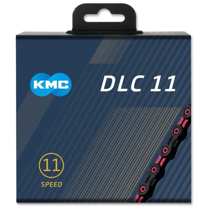 KMC X11-SL DLC Superlight Chain - 11 Speed - Black/Pink