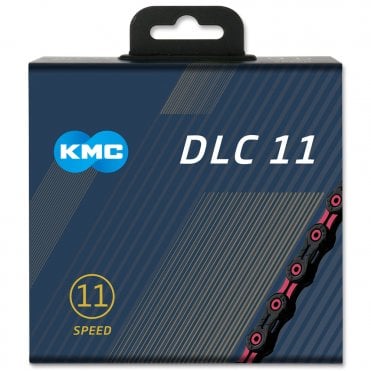 KMC X11-SL DLC Superlight Chain - 11 Speed - Black/Pink