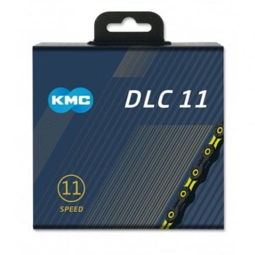 KMC X11-SL DLC Superlight Chain - 11 Speed - Black/Yellow