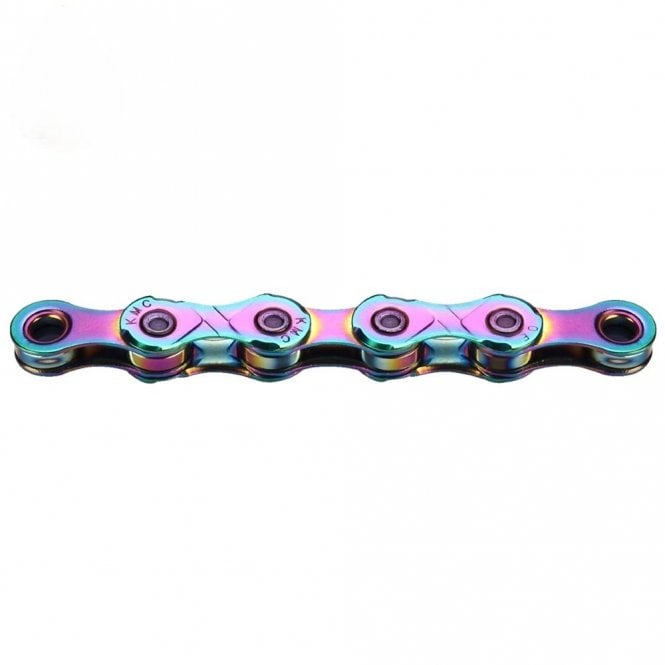 KMC X12 Aurora Blue Waxed Chain - 12 speed - 126L