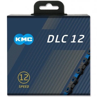 KMC X12 DLC Superlight Chain - 12 Speed - Black/Blue - Blue