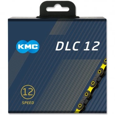 KMC X12 DLC Superlight Chain - 12 Speed - Black/Yellow