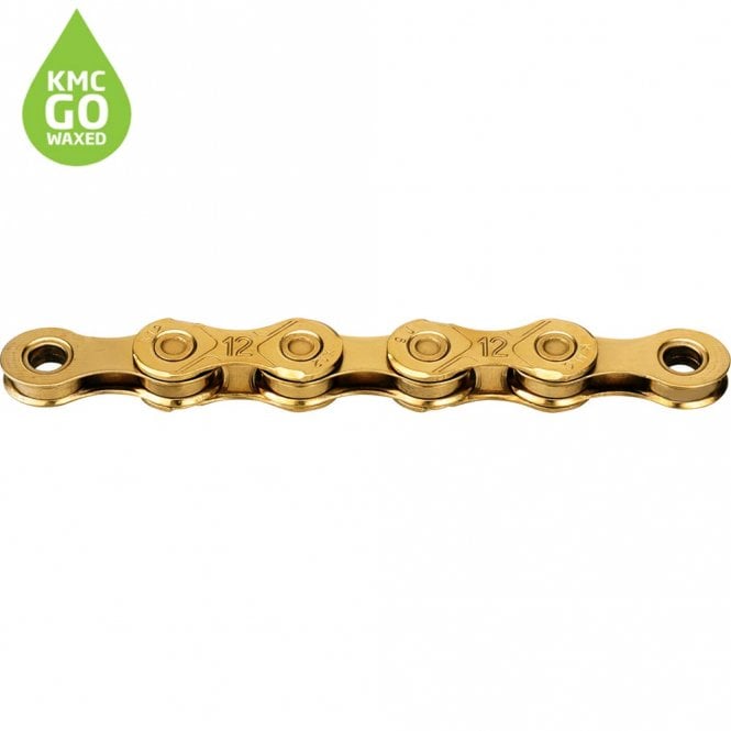 KMC X12 Ti-N - Gold Pre-waxed 12 Speed Chain 126L