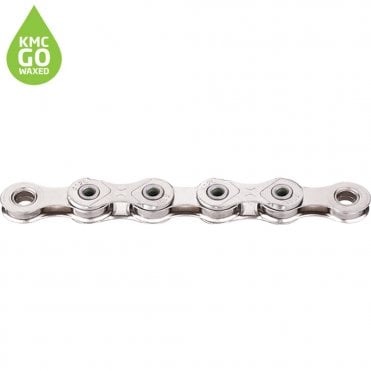 KMC X12L Pre-Waxed Lightweight 12-Speed Chain 126 Links - Silver