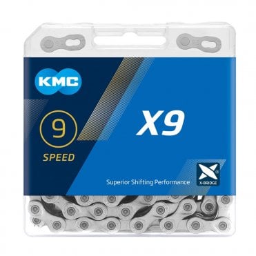 KMC X9 Chain - 9 Speed - Silver
