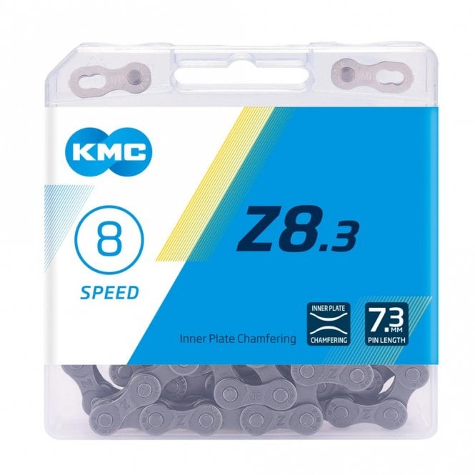 KMC Z8.3 - 8 Speed Chain 114L - Grey - Silver