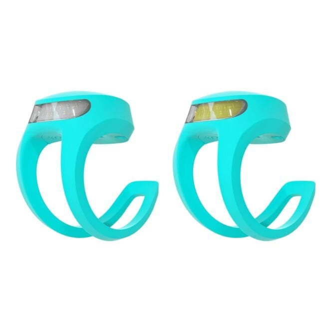 Knog Frog V3 Rechargeable Light Set - Awesome Aquamarine