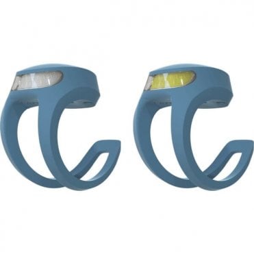 Knog Frog V3 Rechargeable Light Set - New Denim Blue