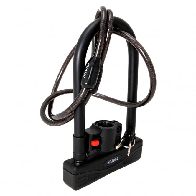 Kranx Citadel Plus 16mm 270mm U-Lock + Security Cable - GOLD Sold Secure