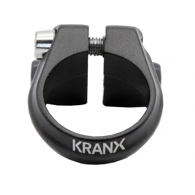 Kranx Seat Clamp With Carrier Mount Eyelets in Black