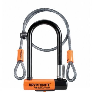 Kryptonite Evo Mini 7 Lock with 4 Foot Kryptoflex Cable