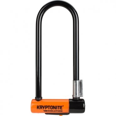 Kryptonite Evolution Mini-9 U-lock With Flexframe Bracket Sold Secure Gold