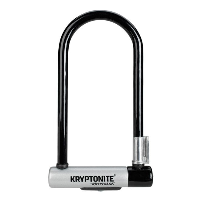 Kryptonite Kryptolok Standard U-lock With Flexframe Bracket Sold Secure Gold