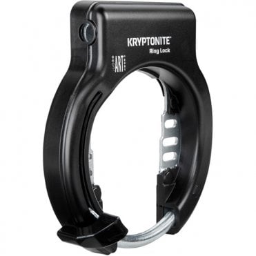 Kryptonite Ring Lock With Plug In Capability - Sold Secure Silver