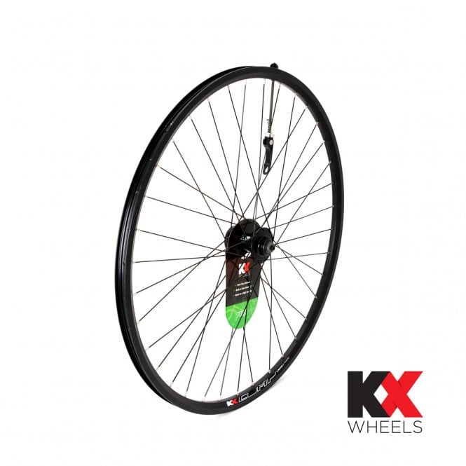 KX Wheels Hybrid 700C Doublewall Q/R Front Disc Brake Wheel - Black