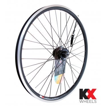 KX Doublewall  24" Q/R Front Wheel - Disc/Rim Brake - Black