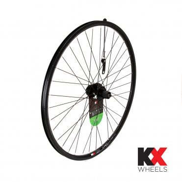 KX Hybrid 700C Doublewall Q/R 8-11 Speed (11-MTB) Rear Disc Brake Wheel - Black