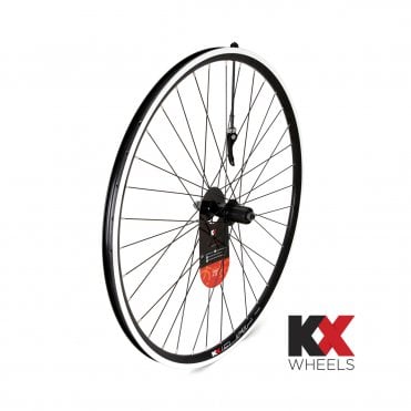 KX MTB 29er Doublewall Q/R Cassette Rear Wheel - Rim Brake 8-11 Spd -Black
